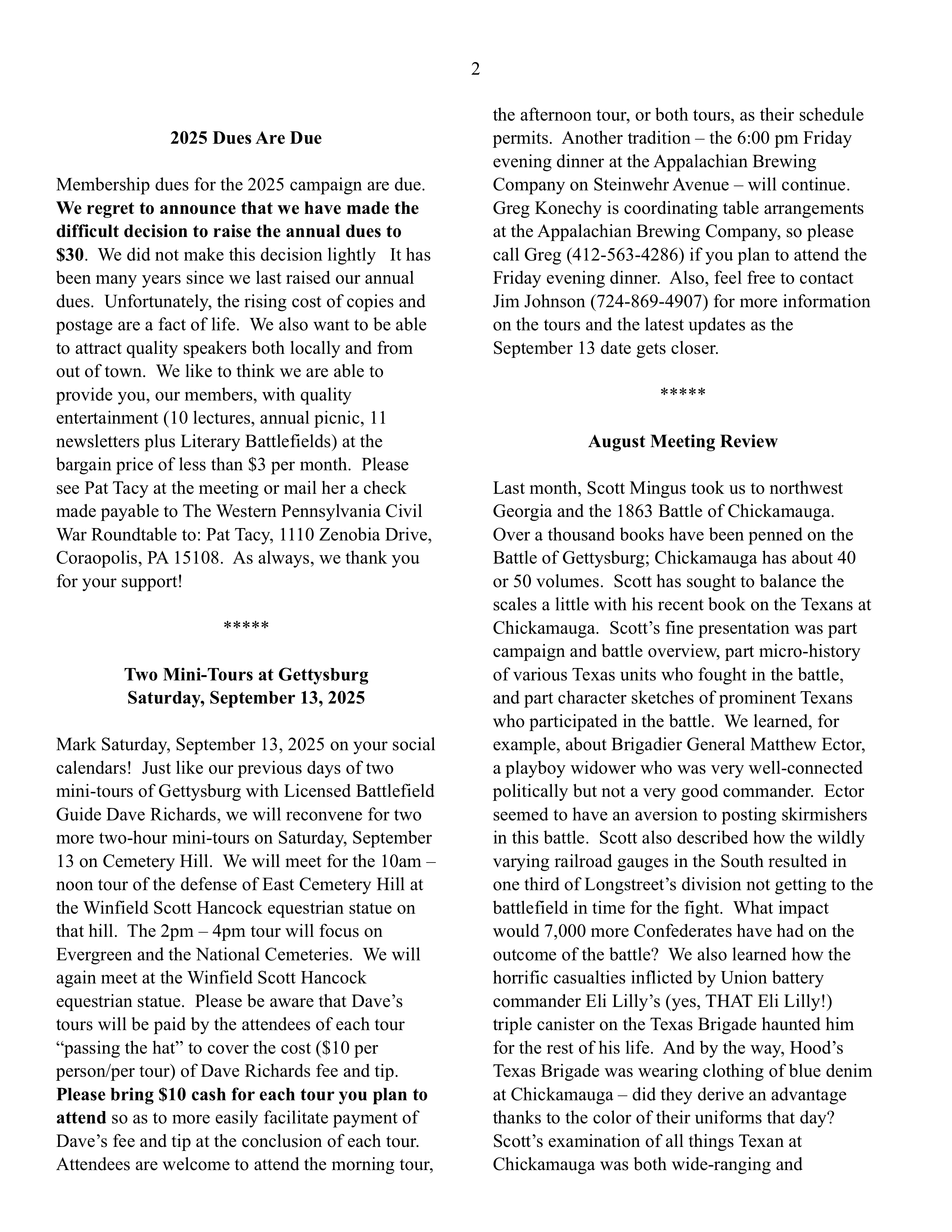 September '25 News